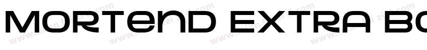 Mortend Extra Bold字体转换